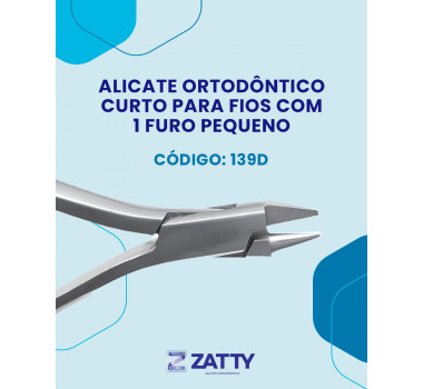 CURTO PARA FIOS COM 1 FURO PEQUENO - 139D (AVULSO KIT DHACAR)
